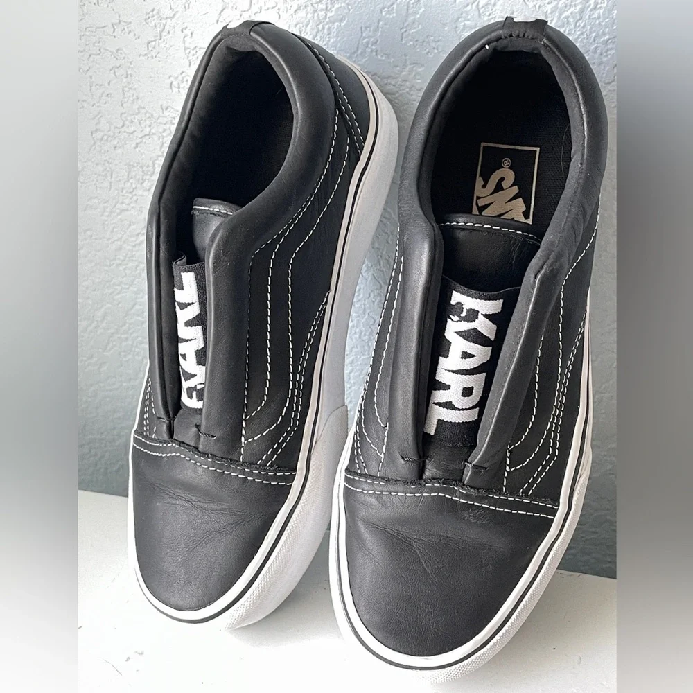Karl Lagerfeld x Vans Shoes 4.5 Great Condition HOT item! KL Classy & RARE